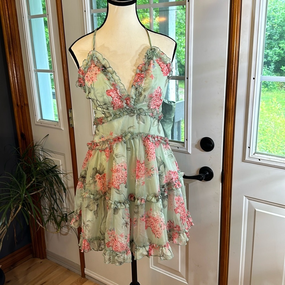 BNWT Saints + Secrets Floral Luna Mini Dress